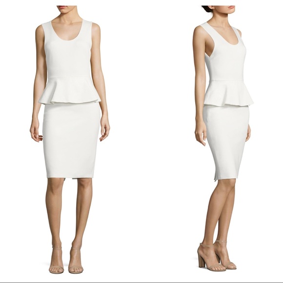 alice and olivia peplum dress